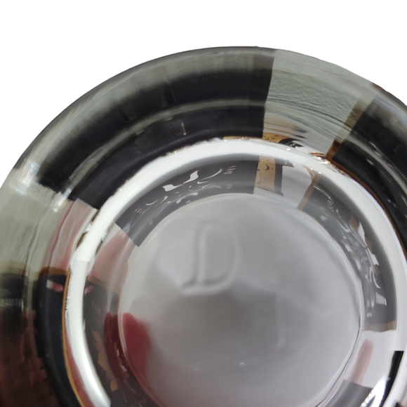 8 Vintage Dominion MCM Gold Black Low Ball Whiskey Glasses Rocks Barware - Picture 4 of 10